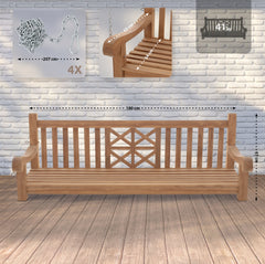 Schaukelbank Farm 180 cm - teak
