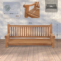 Schaukelbank Joyce 150 cm - teak