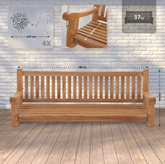 Schaukelbank Joyce 180 cm - teak