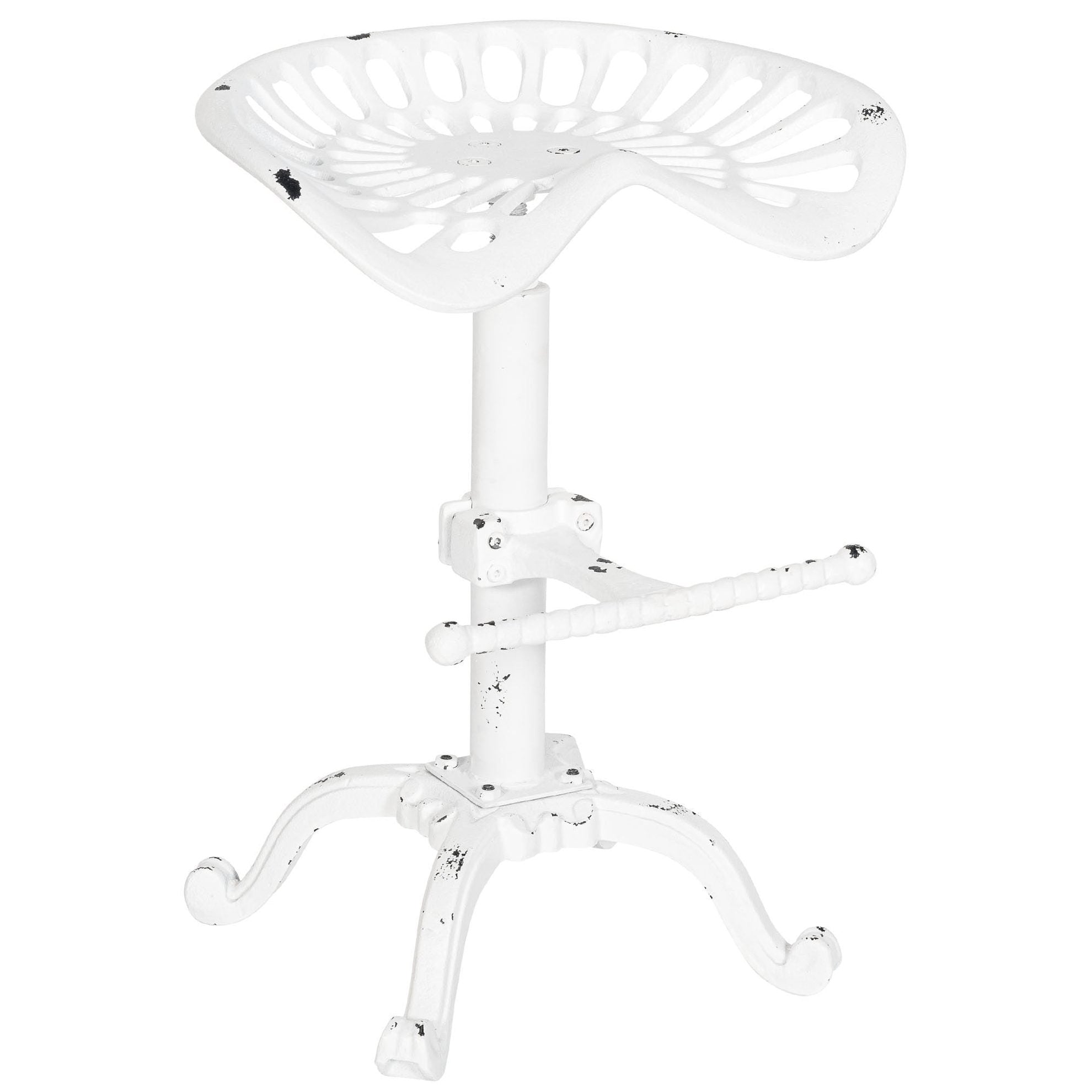 Barhocker Butch - antik weiß - InfinityMarket