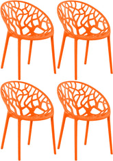 4er Set Stuhl Hope - orange