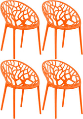 4er Set Stuhl Hope - orange