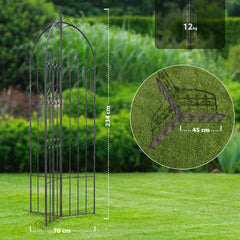 Rankgitter Flowton - bronze