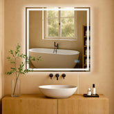 Badspiegel Jaffrey 80x80 ohne Bluetooth - klarglas