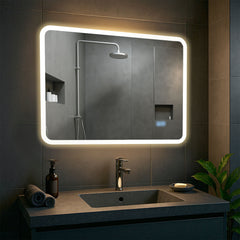 Badspiegel Jericho 60x80 mit Bluetooth - klarglas