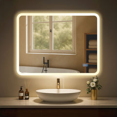 Badspiegel Jericho 60x80 ohne Bluetooth - klarglas
