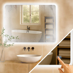 Badspiegel Jericho 70x100 ohne Bluetooth - klarglas