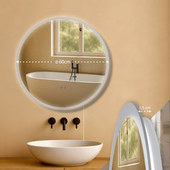 Badspiegel Laconia 60 ohne Bluetooth - klarglas