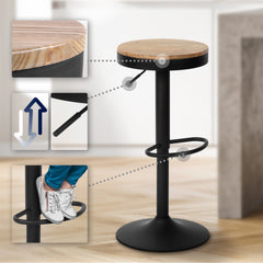 2er Set Barhocker Pitas - natura