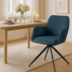 Esszimmerstuhl Olema Cord - blau