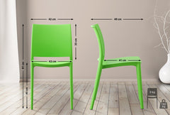2er Set Stuhl Meton - grün