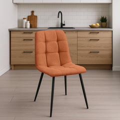 Esszimmerstuhl Tilde Stoff - orange