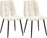 2er Set Esszimmerstuhl Tilde Stoff - creme by Dropshipping-Europe – Esszimmerstühle
