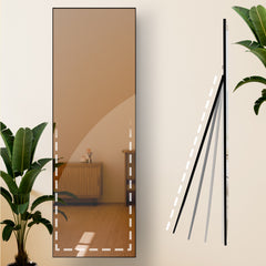 Spiegel Benicia 150x50 cm - schwarz-matt