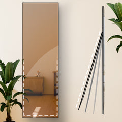 Spiegel Benicia 160x50 cm - schwarz-matt