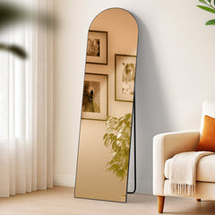 Spiegel Moline 140x40 cm - schwarz-matt