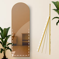 Spiegel Moline 150x50 cm - gold glanz