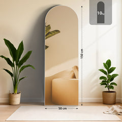 Spiegel Moline 150x50 cm - wei� matt