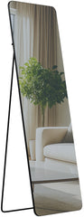 Spiegel Gurnee 160x50 cm - schwarz-matt