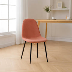 Esszimmerstuhl Napier Stoff - orange