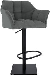 Barhocker Damaso B Cord - grau