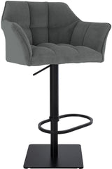 Barhocker Damaso B Cord - grau