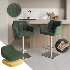 Barhocker Damaso E Cord - gr�n