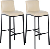 2er Set Barhocker Freeport Kunstleder B - creme by Dropshipping-Europe – Barhocker