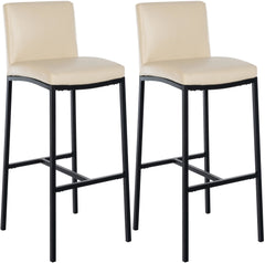 2er Set Barhocker Freeport Kunstleder B - creme by Dropshipping-Europe – Barhocker