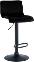 Barhocker Hoover Samt B - schwarz