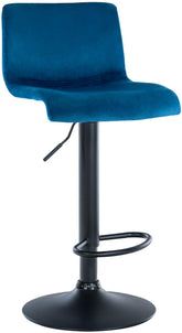 Barhocker Hoover Samt B - blau