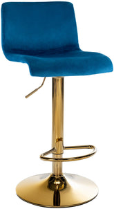 Barhocker Hoover Samt G - blau
