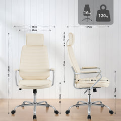 Bürostuhl Rako - creme