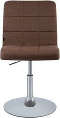 Stuhl Ricky Stoff - braun