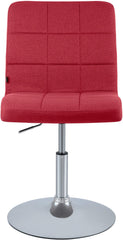 Stuhl Ricky Stoff - rot