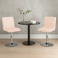 Stuhl Ricky Kunstleder - creme