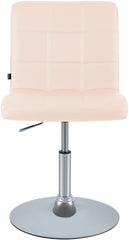Stuhl Ricky Kunstleder - creme