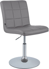 Stuhl Ricky Kunstleder - grau