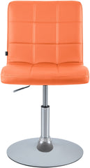 Stuhl Ricky Kunstleder - orange