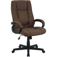 Bürostuhl XL Sparta Stoff - braun