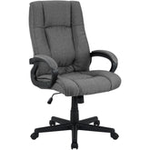 Bürostuhl XL Sparta Stoff - dunkelgrau