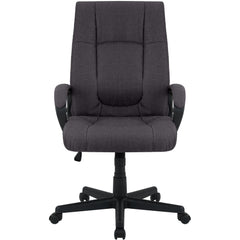 Bürostuhl XL Sparta Stoff - schwarz