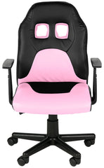 Kinder Bürostuhl Fun - schwarz/pink