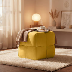 Sitzhocker Forinta Cord - gelb