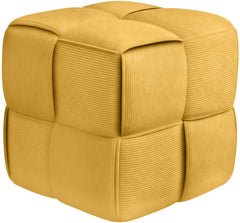 Sitzhocker Forinta Cord - gelb