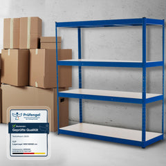 Lagerregal 160x60x180 cm - blau