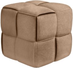 Sitzhocker Forinta Cord - taupe