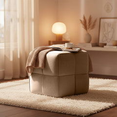 Sitzhocker Forinta Cord - taupe