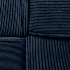 Sitzhocker Forinta Cord - dunkelblau