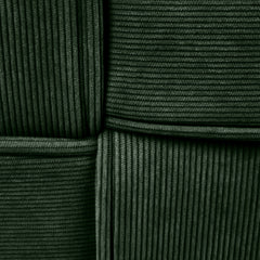 Sitzhocker Forinta Cord - dunkelgr�n